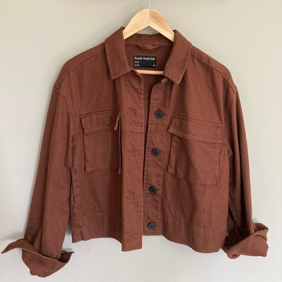 Brown Denim Jacket - Picture 1 of 2